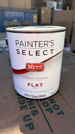 Flat interior/ exterior flat white paint