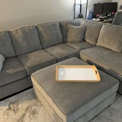 Couch With Fold Out Bed And Ottoman