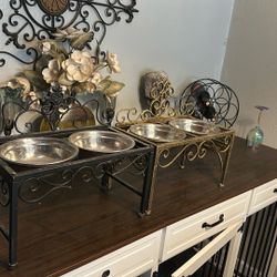 Fancy Decorative Raised dog bowls