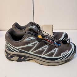 Salomon XT-6 Plum Kitten India Ink (Brown Blue Purple) Gorpcore Hiking Sz 11 Mens New