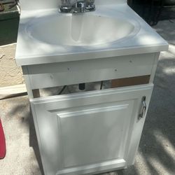 Bathroom Vanity- 19”Lx17”Wx33”H