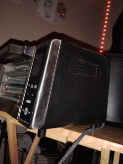 Black Conventional oven