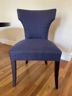 Crate Barrel Sasha Upholstered Dining Chairs for Sale in