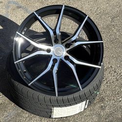 VELSEN 631 B+M 18x8 5x114.3 +38 Rims Tires Honda Nissan Toyota Hyundai Lexus Finance Available