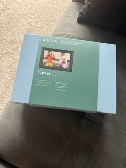 Aura Carver Digital Picture Frame (Gravel)