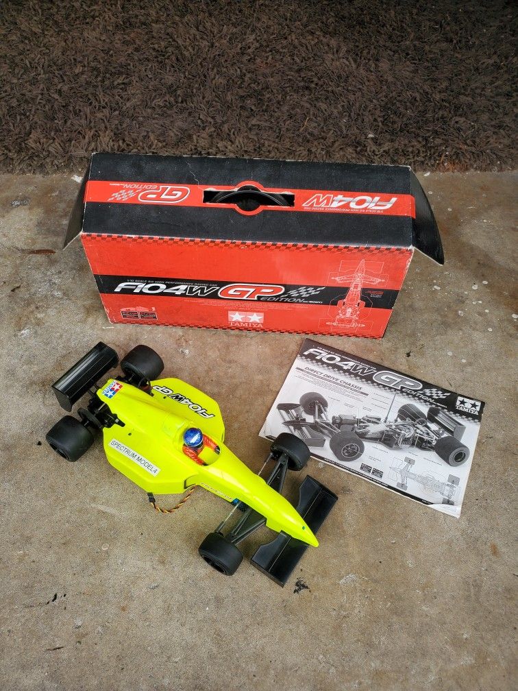 RC Car TAMIYA 84262 1/10 Tamiya F104W GP Edition With Body Chassis Racing Car