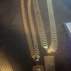Gold Rolex Chains 