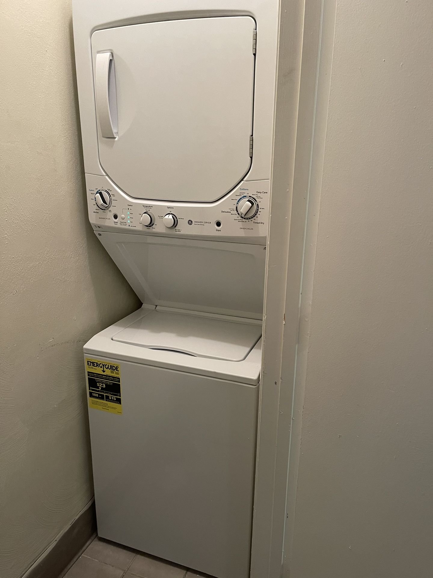24in stackable washer and dryer