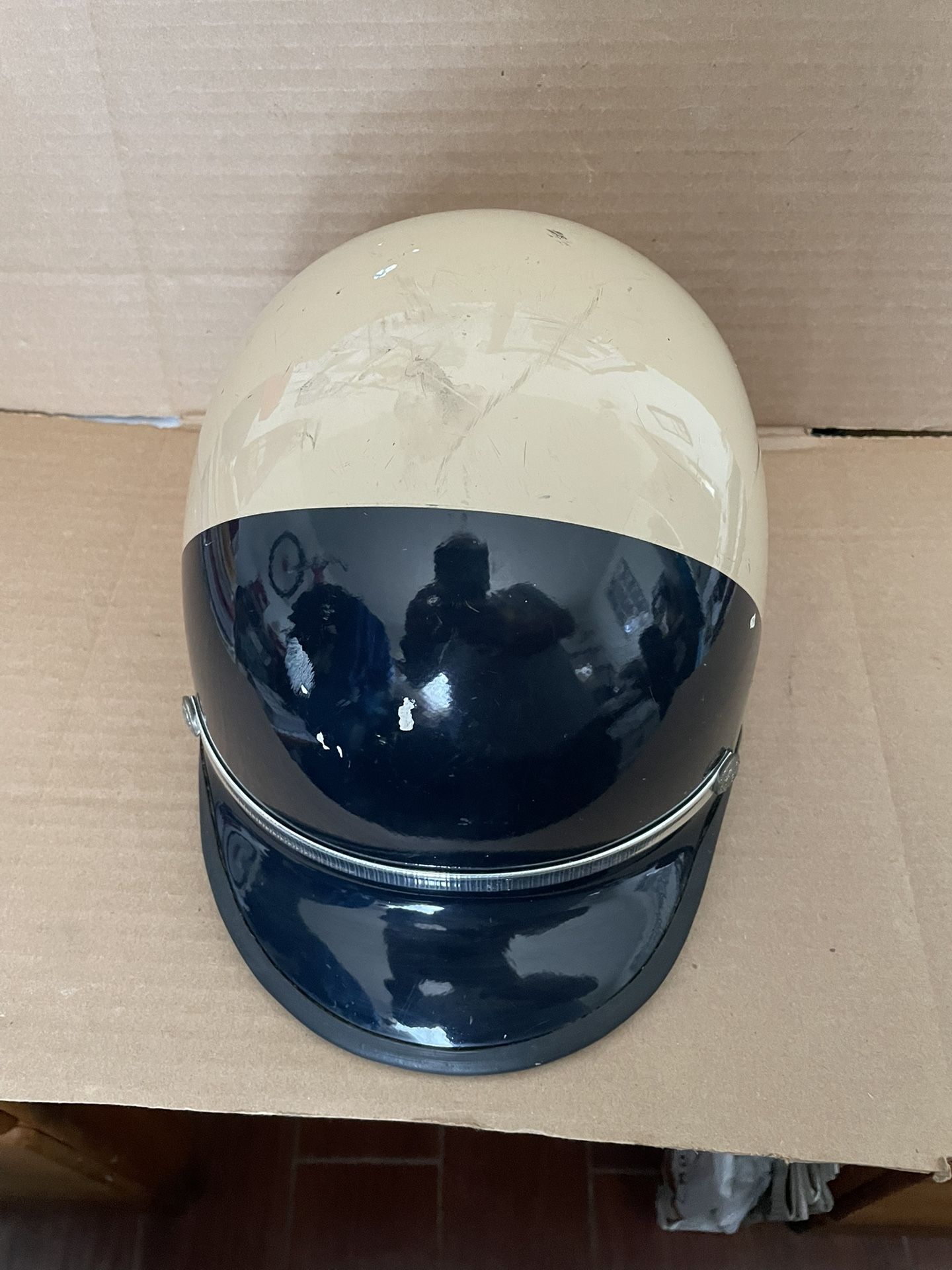 Vintage Police Helmet