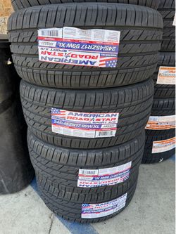 245/45/17 AMERICAN ROAD STAR 4 NEW TIRES INSTALLED ✅ INSTALADAS Y BALANCEADAS ✅ WE DO COMPUTER ALIGMENT 🔧