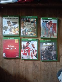 $10 ea. Xbox and x1 games