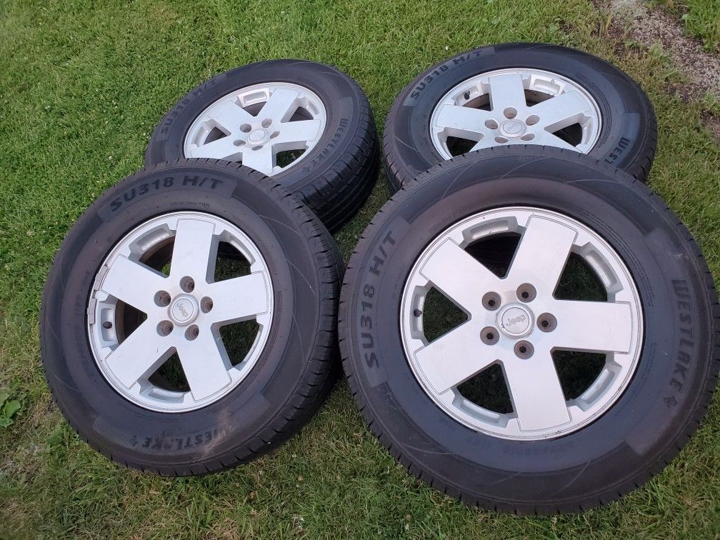 18” Jeep Wrangler Rims Wheels Tires