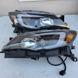 08-14 Subaru Impreza WRX LED DRL Projector Headlights Luces Focos Micas Faros Faroles Headlamps 