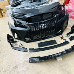 2006-2013 Lexus IS250 IS350 Conversion to 21+ F-Sport Front Bumper Set W/LED
Trunk Spoiler