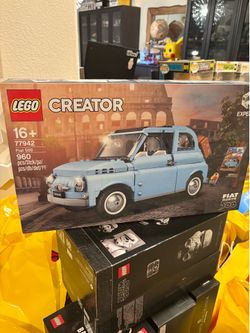 LEGO 77942 — Fiat 500 Light Blue