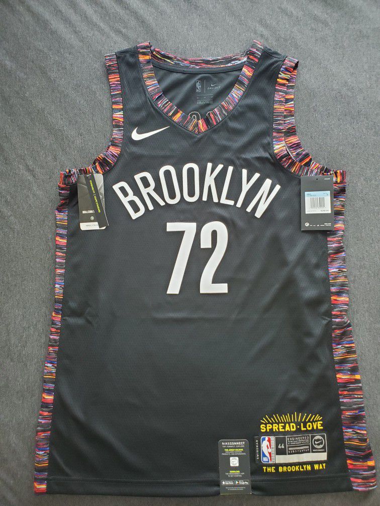Nike Brooklyn Nets Swingman Biggie Smalls 72 Jersey New Small [CD7062-010]