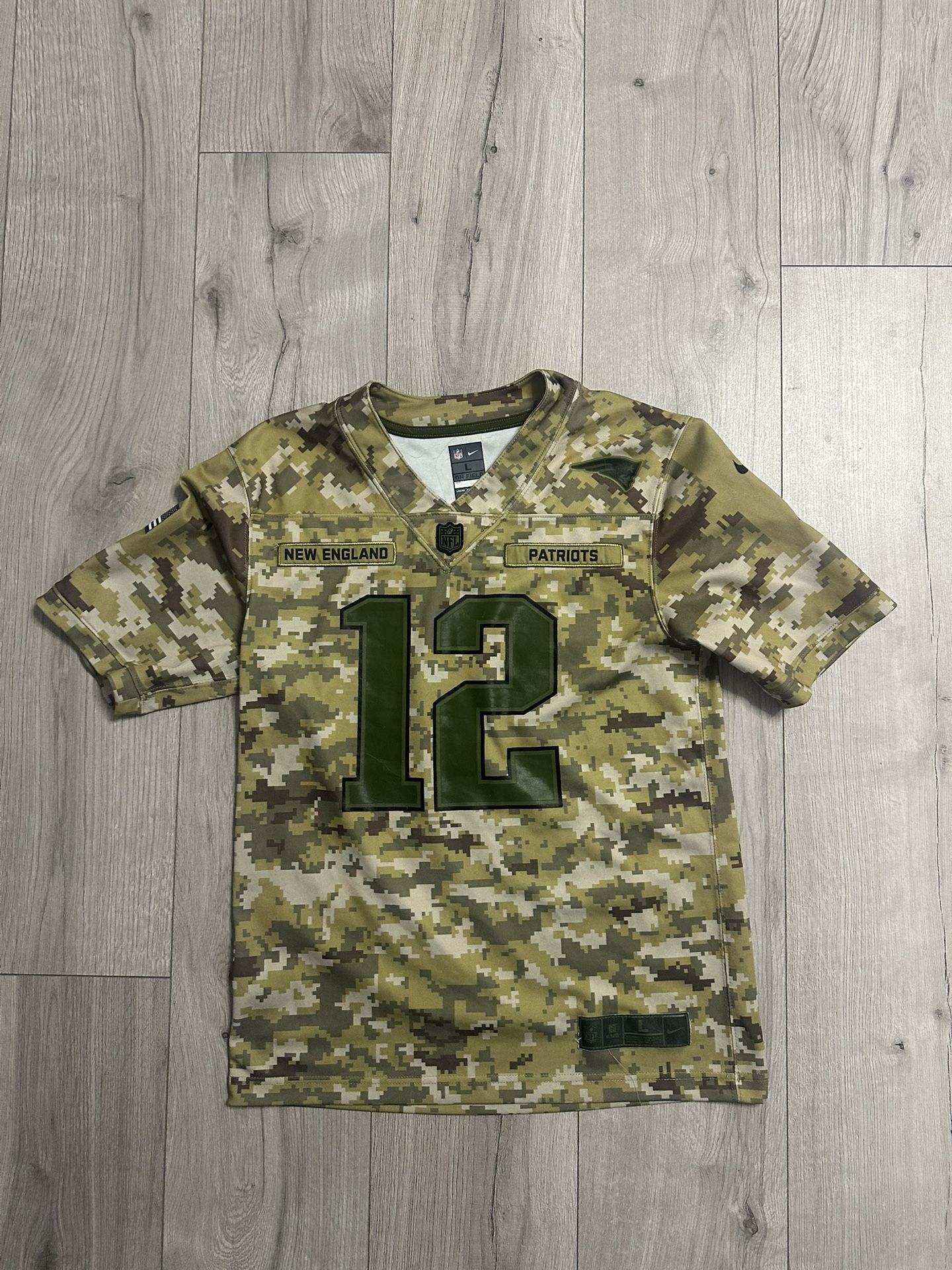 Tom Brady New England Patriots Camo Jersey