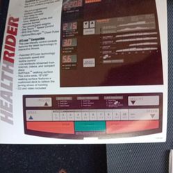 FREE Health Rider Threadmill S300i