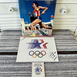 Los Angeles 23rd Olympics Memorabilia Commemorative Book Signed Print Map Guide