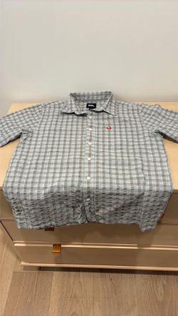 Medium men’s quicksilver shirt, perfect condition