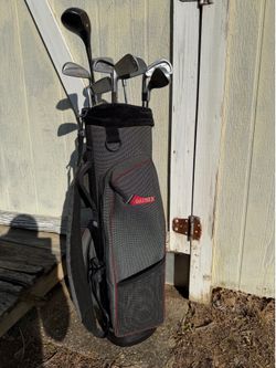 Golf bag and clubs