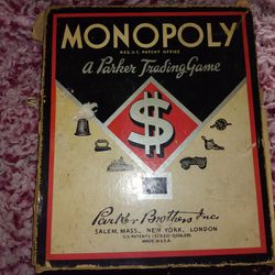 ©1936 Monopoly Black Box Complete