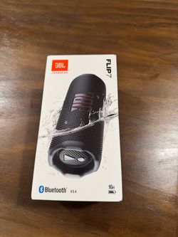 NEW IN BOX JBL Flip 7 Waterproof Bluetooth Speaker - Black