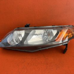 2006 2007 2008 HONDA CIVIC SEDAN LEFT DRIVER SIDE HALOGEN HEADLIGHT OEM