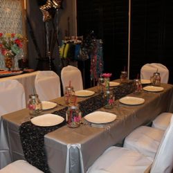 12 Formal Chairs With White Covers