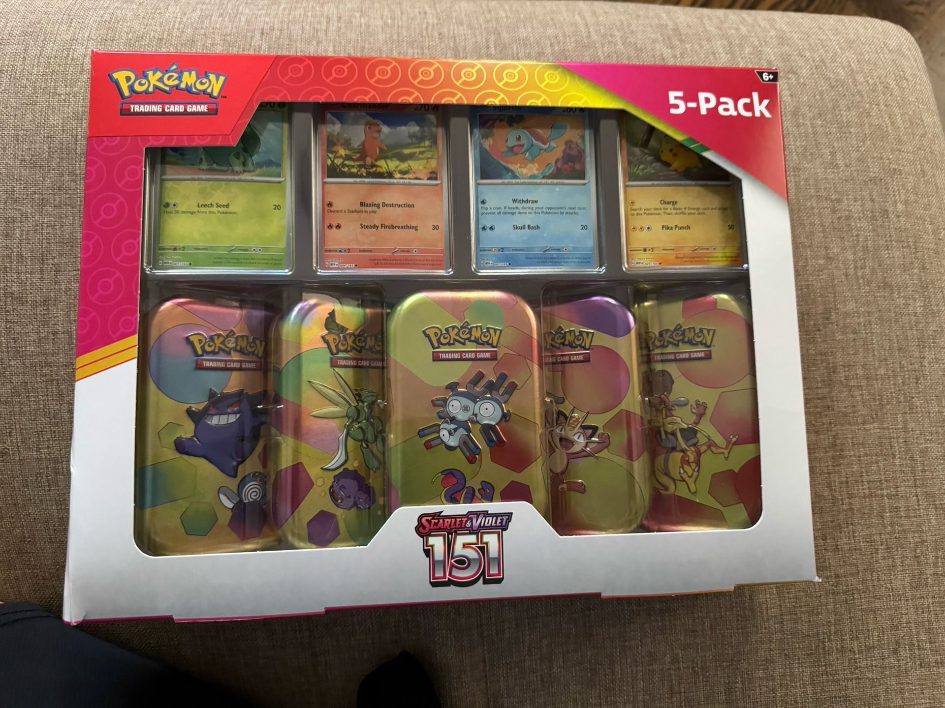 pokemon 151 cards costco Pokmon TCG: Cosmo Foil Promo Set  Spoils and Loot Charmander and Squirtle Pokmon Scarlet & Violet 151