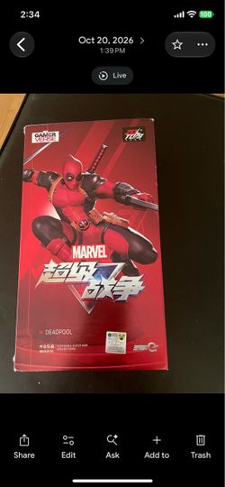 ZD Toys Marvel Deadpool 1/10 Scale Figure
