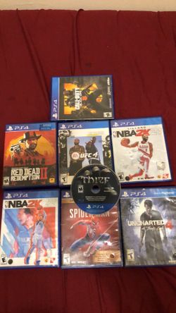 PS4 Games 10$ each Or 40$ For All