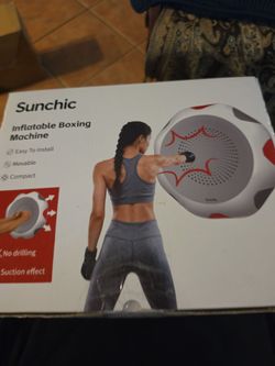 Inflatable boxing machine