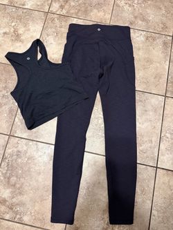 Lululemon set size 4/6 (dark grey)