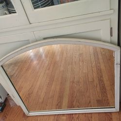 Vintage/Antique Arched Wooden Mirror 3 " X 36"