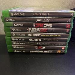 Xbox One And Xbox Series x Games 