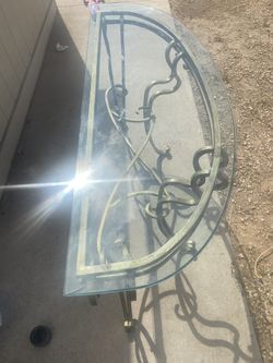 Glass Entry Table
