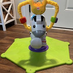Fisher Price Zebra Bounce And Spin