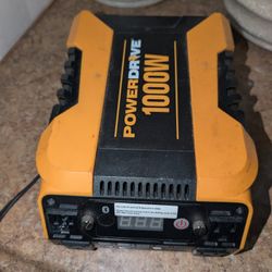Powerdrive PD1000 1000w Bluetooth Power Inverter.36" Cables USB Ports NIB