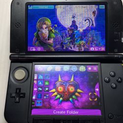 Nintendo 3ds XL Zelda Mod With Stylus And Charger