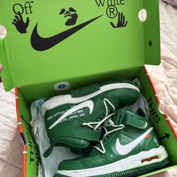 Nike x Off-White Air Force 1 Mid Pine-Green