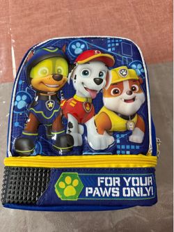 New Paw patrol insulated lunch bag