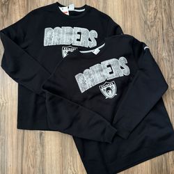 New men’s size large Las Vegas raiders Nike crewneck sweatshirt