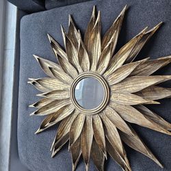 Sunburst Tole Mirror
