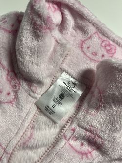 Pink Hello Kitty Half Zip Fleece Sweatshirt