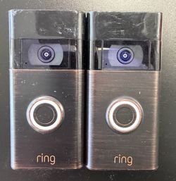 2 Ring Doorbell Battery Cameras