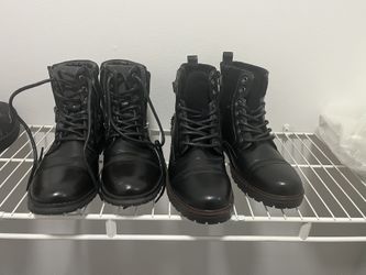 Mens Boots (2 black pairs)