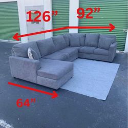 Large Grey Sectional Set Local Delivery 🚚 💨