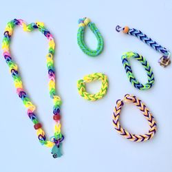 Colorful Handmade bracelet, Keychain Or Bracelet