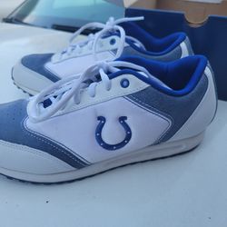 Ladies colts NFL shoes -like new!